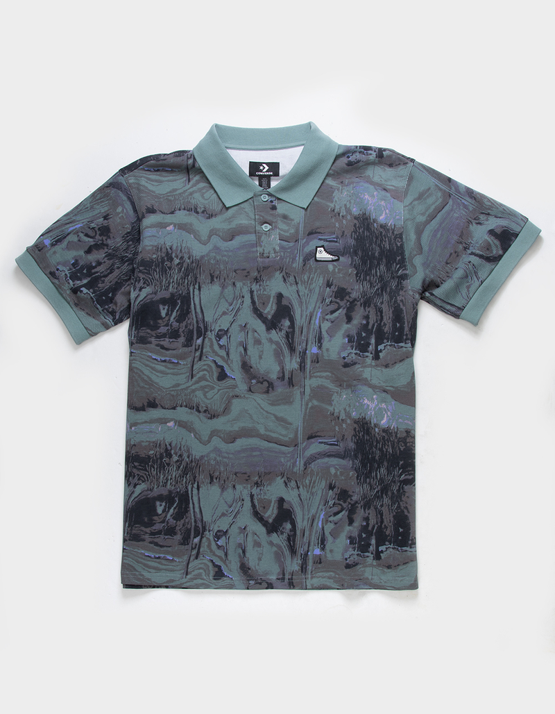 CONVERSE Shoe Marble Mens Polo Shirt image number 0