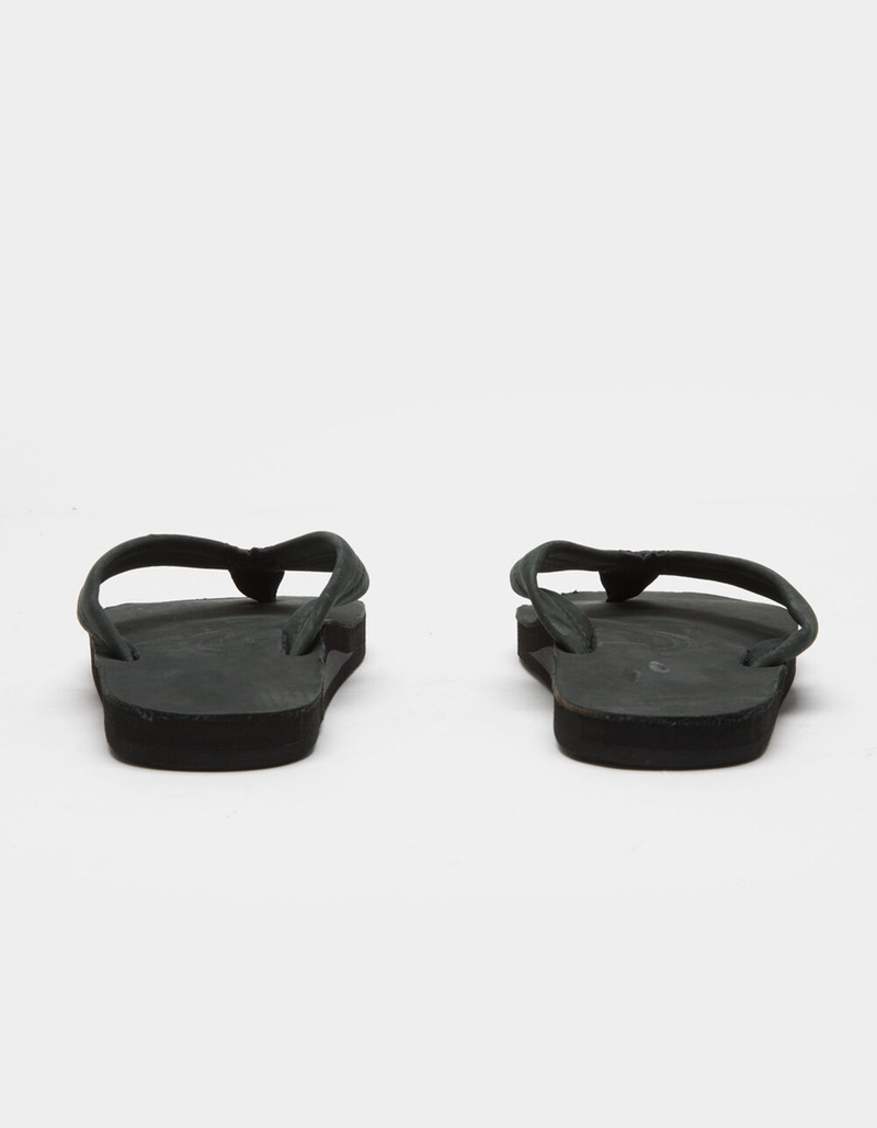 RAINBOW Leather Womens Black Sandals image number 3