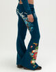 ED HARDY Flame Rose Womens Bootcut Sweatpants image number 4