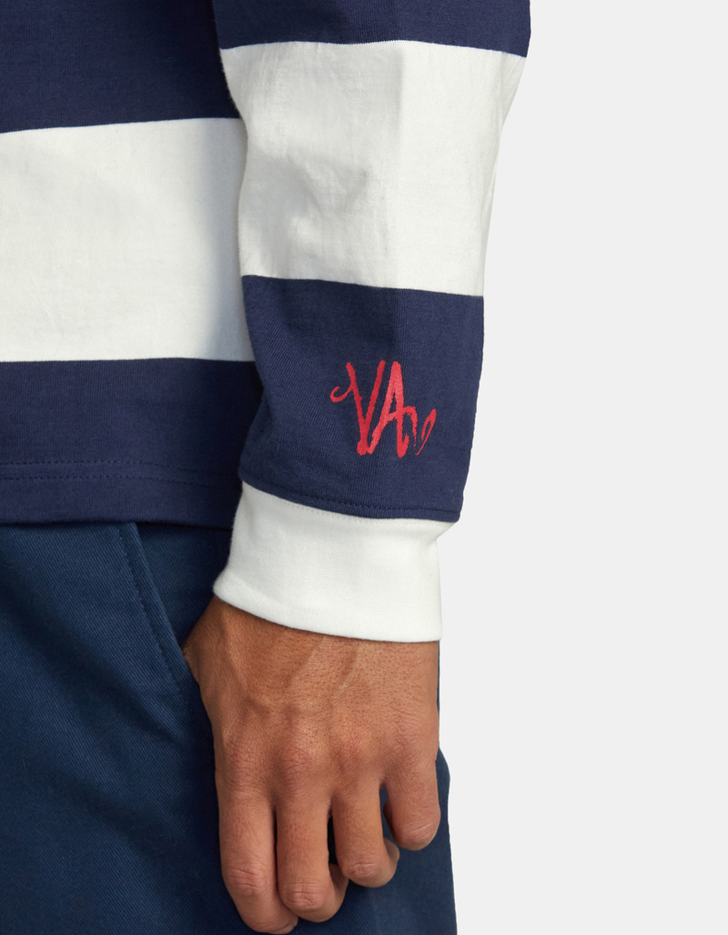 RVCA Big RVCA Mens Rugby Shirt image number 6