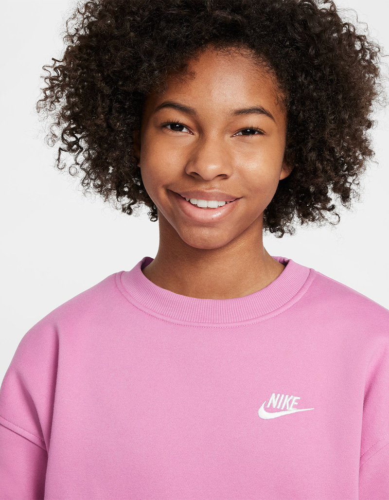NIKE Sportswear Club Fleece Girls Sweatshirt image number 2