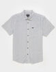 BRIXTON Coastal Print Stripe Mens Button Up Shirt image number 1