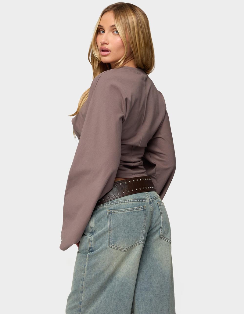 EDIKTED Charlisa Cinched Waist Top image number 2