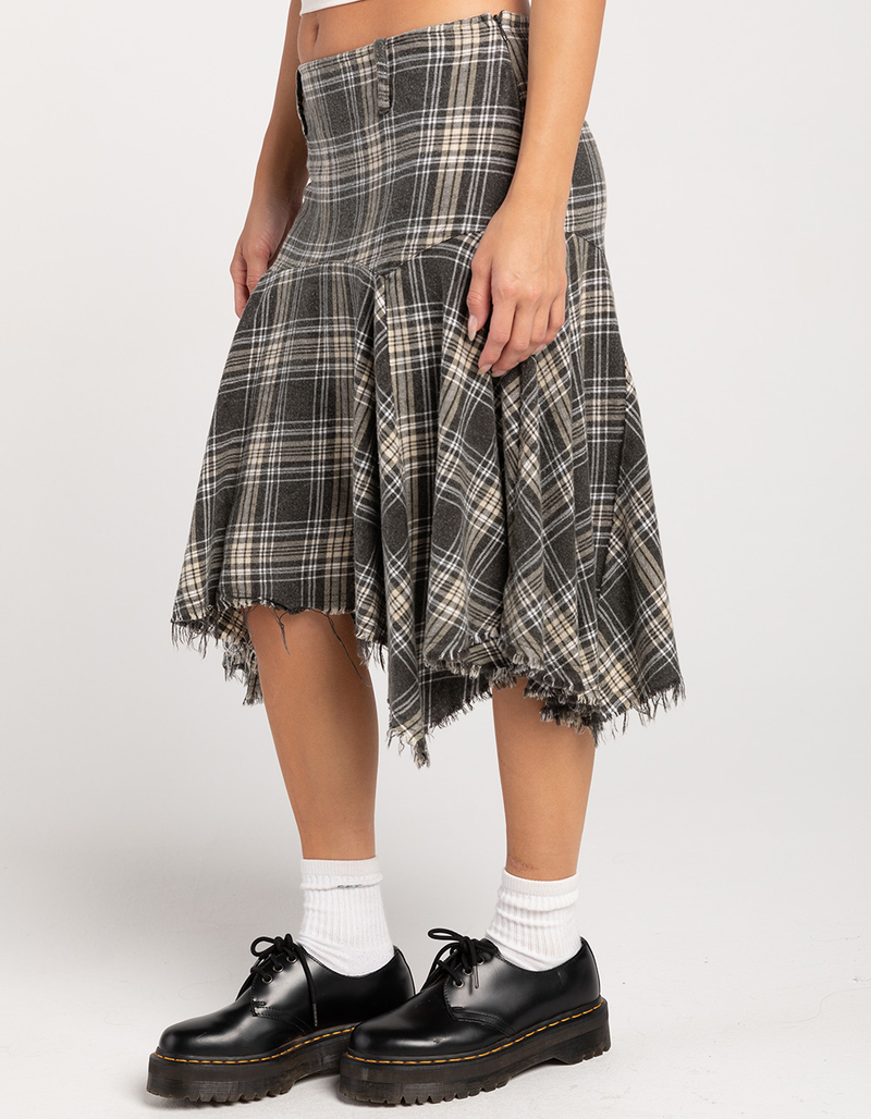 BDG Urban Outfitters Basque Check Womens Midi Skirt image number 2