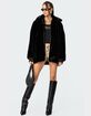 EDIKTED Taylor Oversized Faux Fur Jacket image number 2