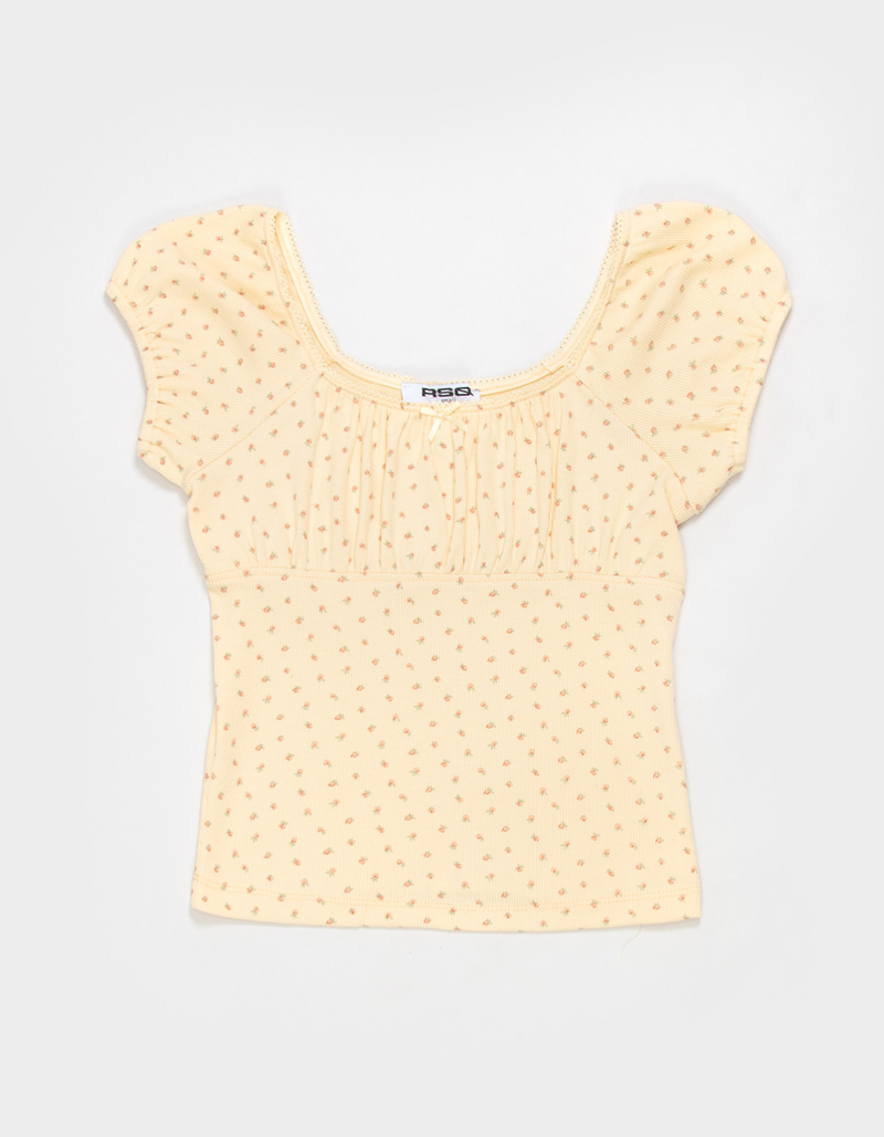 RSQ Ditsy Emma Girls Top image number 0