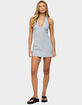 EDIKTED Rosalynne Ribbed Halter Romper image number 1