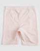 WHITE FAWN Solid Girls Light Pink Bike Shorts image number 2