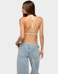 EDIKTED Azura Sequin Fringe Bra Top image number 3