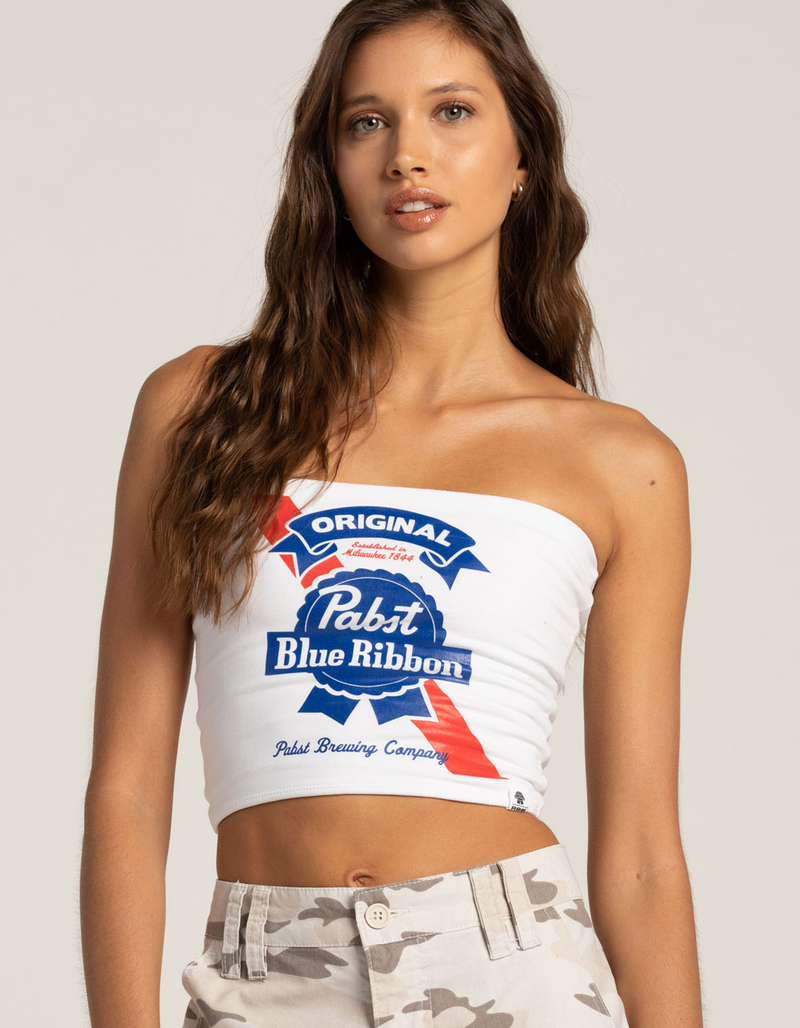 RSQ Pabst Blue Ribbon Womens Tube Top image number 0