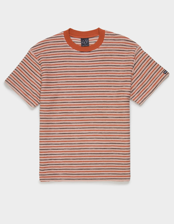 MAUI & SONS Dobby Days Mens Heavyweight Boxy Stripe Tee Primary Image