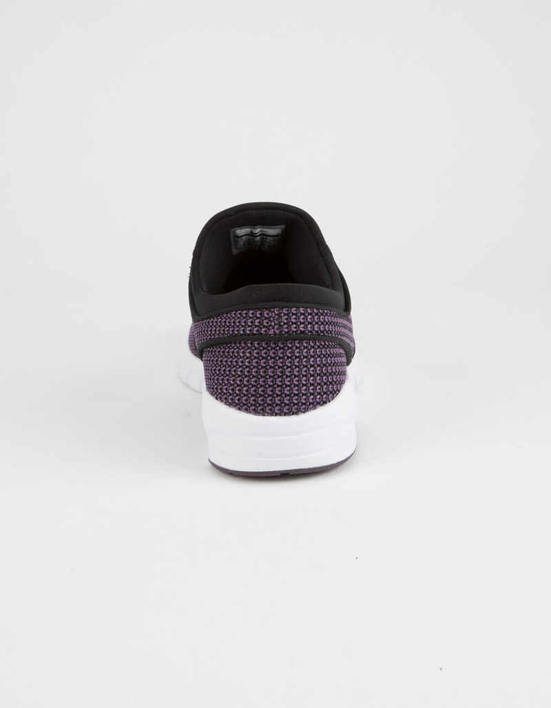 NIKE SB Stefan Janoski Max Black & Pro Purple Shoes image number 4