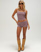 FULL TILT Womens Stripe Shorts image number 1