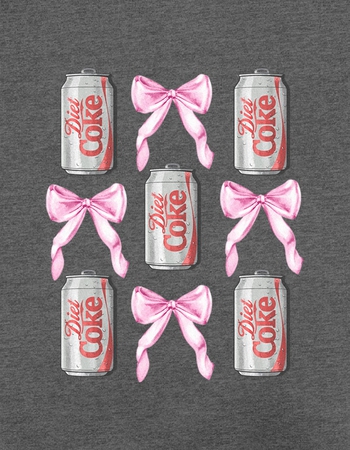COCA-COLA Bows And Cans Grid Unisex Crewneck Sweatshirt Alternative Image