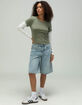 RSQ Womens 2FER Long Sleeve Tee image number 2