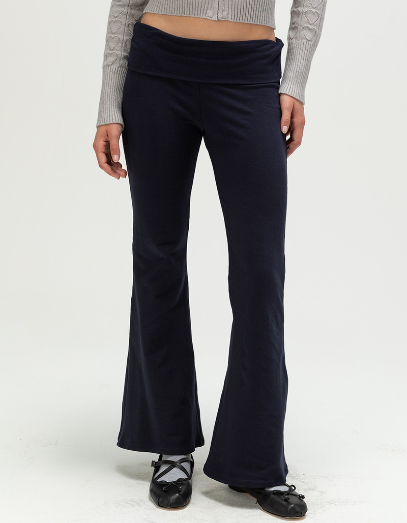 TILLYS Fold Over Flared Womens Pants image number 1