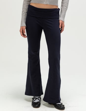 TILLYS Fold Over Flared Womens Pants Alternative Image
