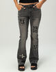TRUE RELIGION Becca Mid Rise Applique Womens Bootcut Jeans image number 2
