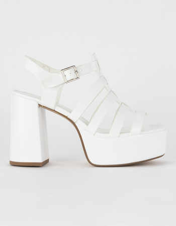 SODA Either Womens Platform Sandals Alternative Image
