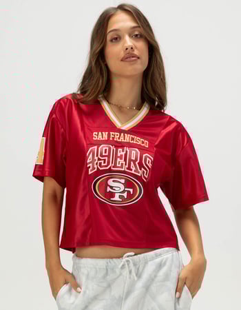 SAN FRANCISCO 49ERS Fight Song Womens Crop Mesh Jersey Primary Image