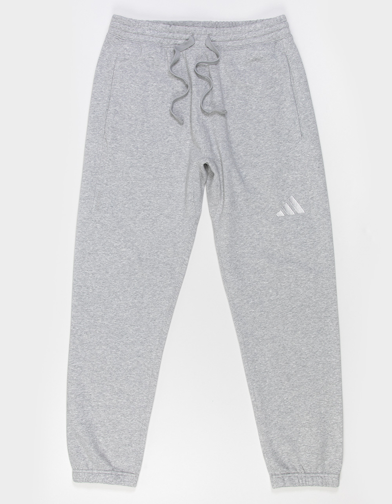 ADIDAS Sportswear All Szn Mens Regular Tapered Fleece Pants HEATHER