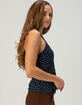 MADDEN GIRL Womens Mesh Halter Top image number 3