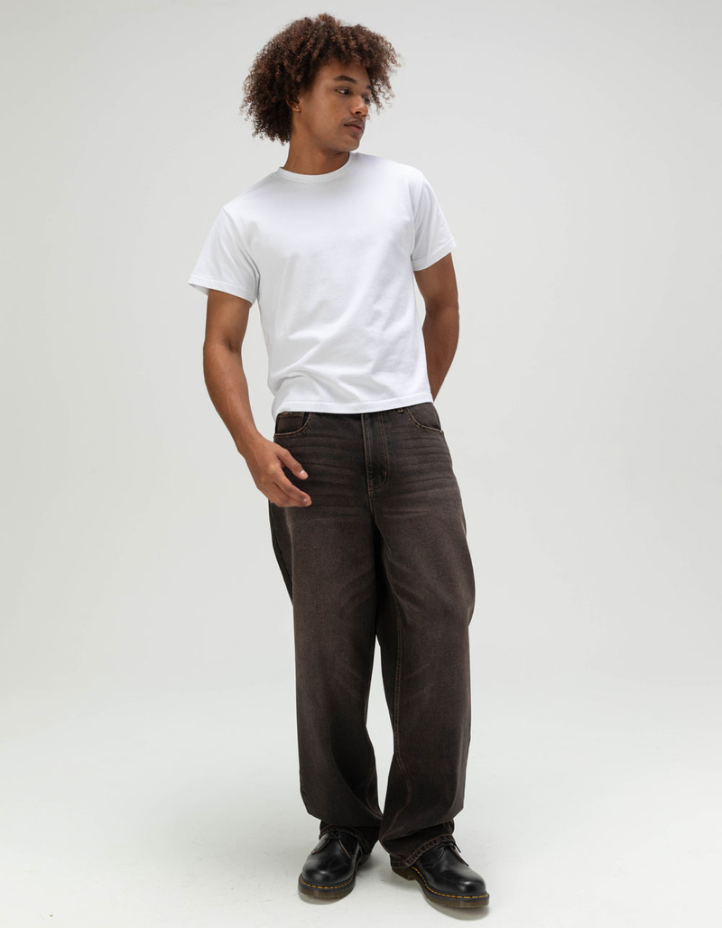 RSQ Mens Washed Shrunken Tee image number 6