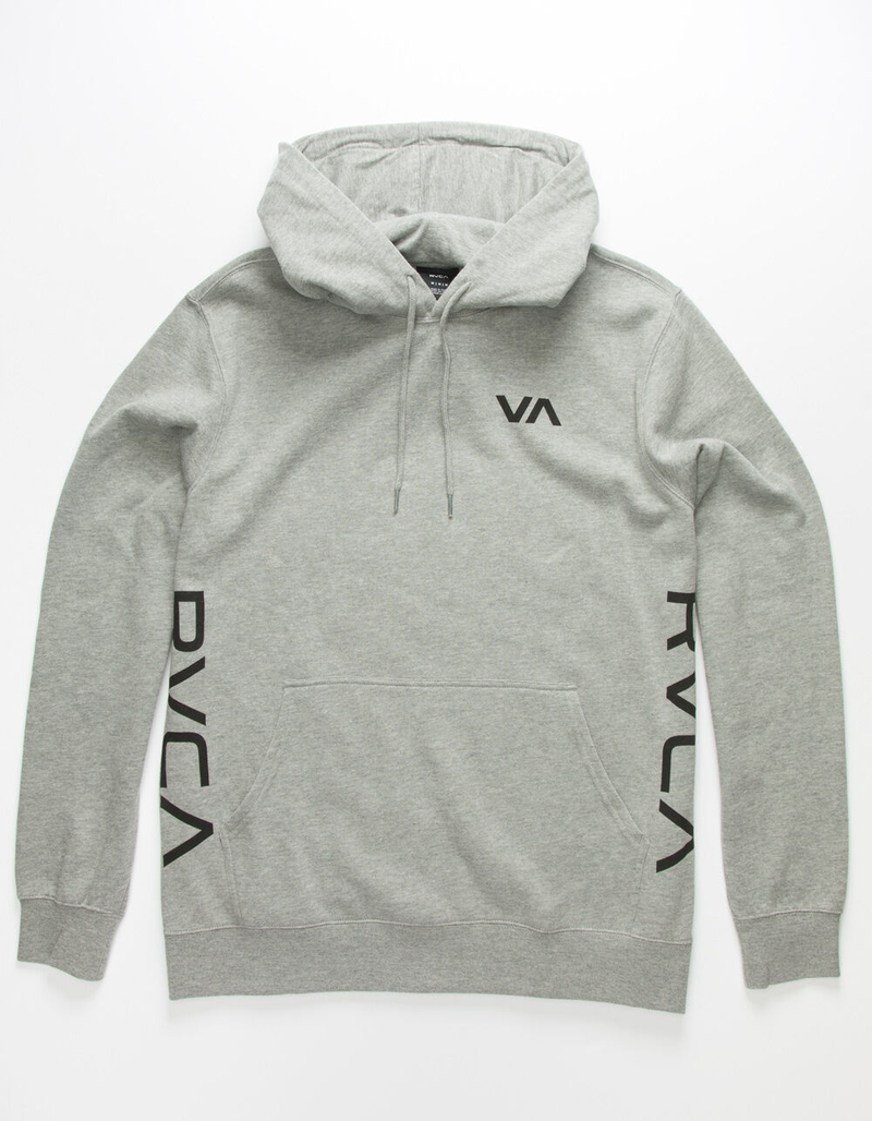 RVCA Main Street Heather Gray Mens Hoodie image number 0