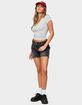 EDIKTED Moraya V-Neck Tee image number 4