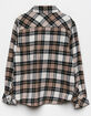 VOLCOM Getting Rad Girls Plaid Shirt image number 2