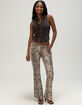 WEST OF MELROSE Low Rise Tiger Womens Bootcut Jeans image number 5