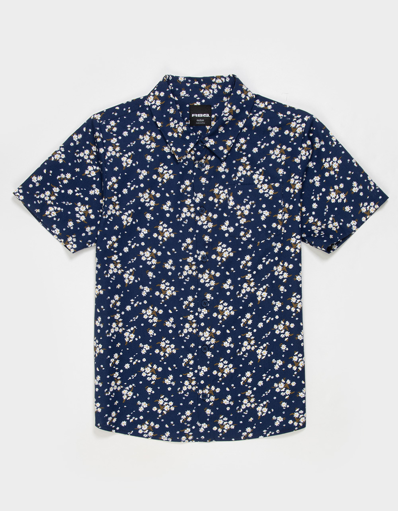 RSQ Boys Ditsy Floral Button Up Shirt image number 0