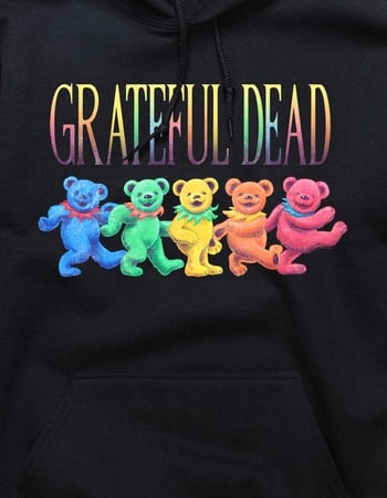 GRATEFUL DEAD Colorful Bears Unisex Hoodie Alternative Image