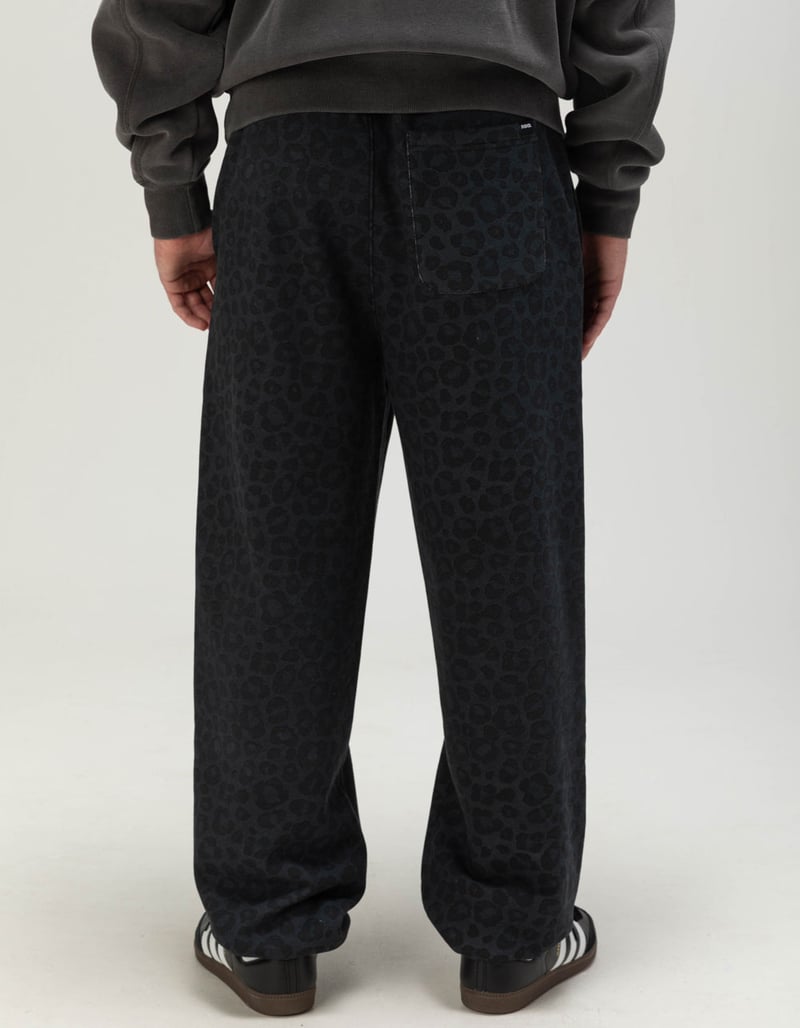 RSQ Mens Leopard Print Baggy Sweatpants image number 2