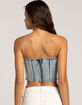 EMORY PARK Womens Denim Corset image number 3