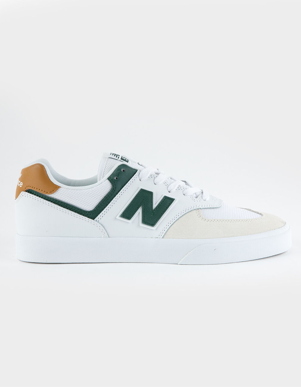 NEW BALANCE Numeric 574 Vulc Mens Shoes - WHT/GREEN - 8 | Tillys