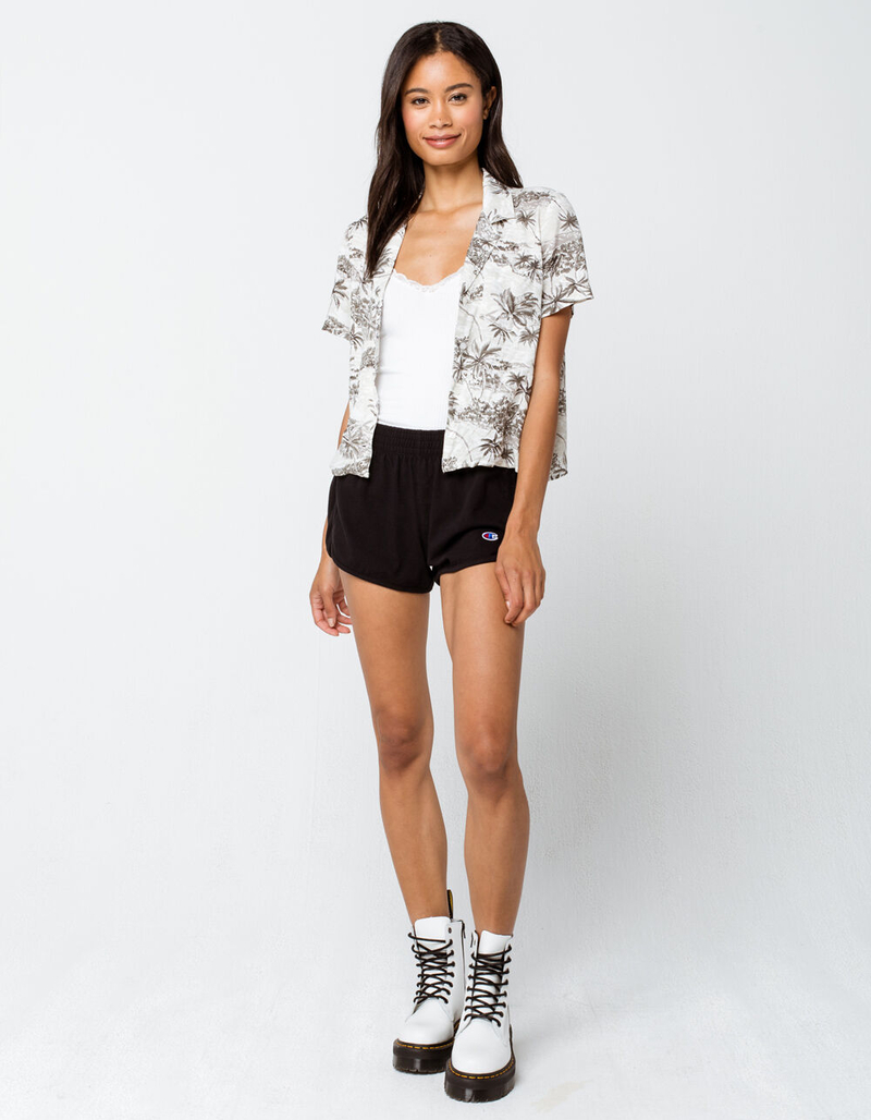 CHAMPION Reverse Weave Womens Sweat Shorts image number 4