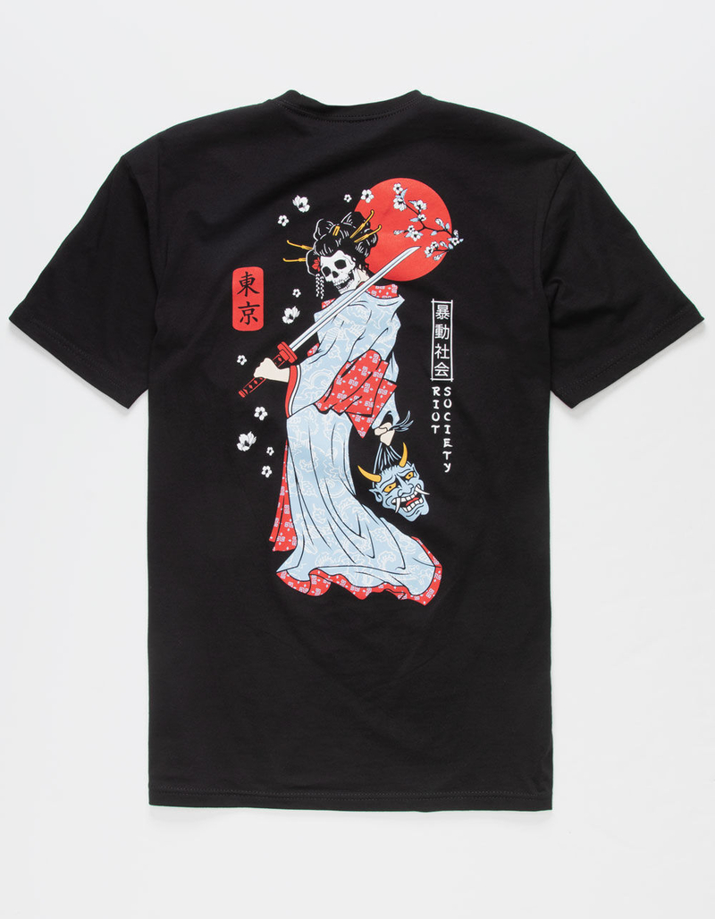 RIOT SOCIETY Geisha Swords Mens Tee image number 2