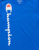 CHAMPION Vertical Script Blue Boys T-Shirt image number 2