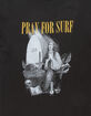 LOST Pray For Surf Mens Tee image number 2
