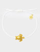 MAUKA Gold & White Turtle Bracelet image number 1