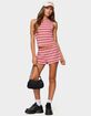 EDIKTED Glennon Striped Shorts image number 5
