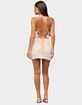 EDIKTED Vida Backless Sequin Lace Mini Dress image number 3