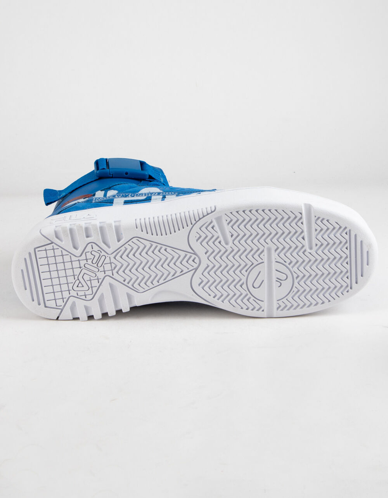 FILA FX-100 Print Mens Blue Mens Shoes image number 4