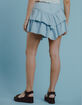 WEST OF MELRSOE Denim Tiered Yoke Womens Skirt image number 4