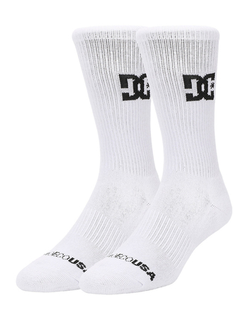 DC SHOES 6 Pack Mens Crew Socks Alternative Image