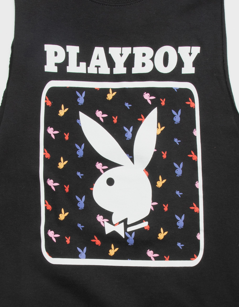 PLAYBOY Logo Fill Mens Tank Top BLACK Tillys