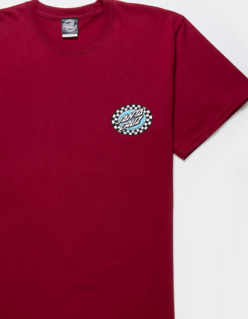SANTA CRUZ Check Oval Mens Tee image number 3