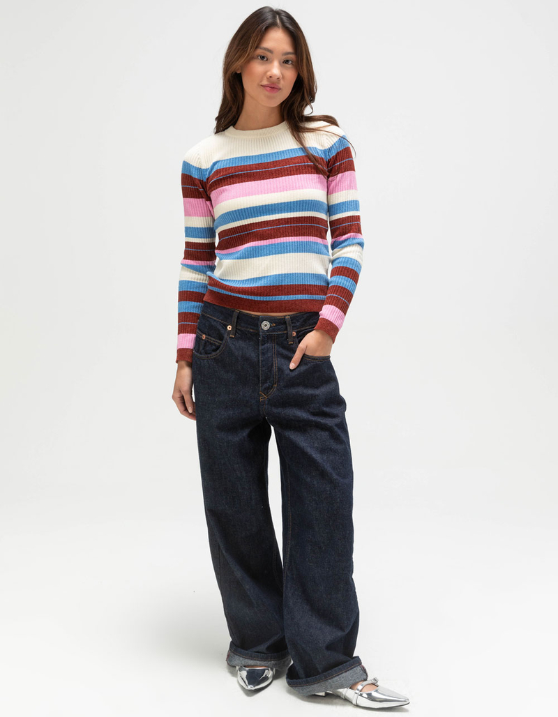VERO MODA Chill Womens Long Sleeve Stripe Top image number 1