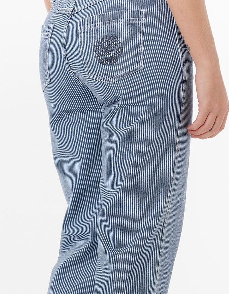 RIP CURL Aggie Womens Relaxed Pinstripe Jeans image number 4